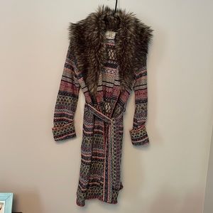 Anthropologie Angel of the North Sweater Coat